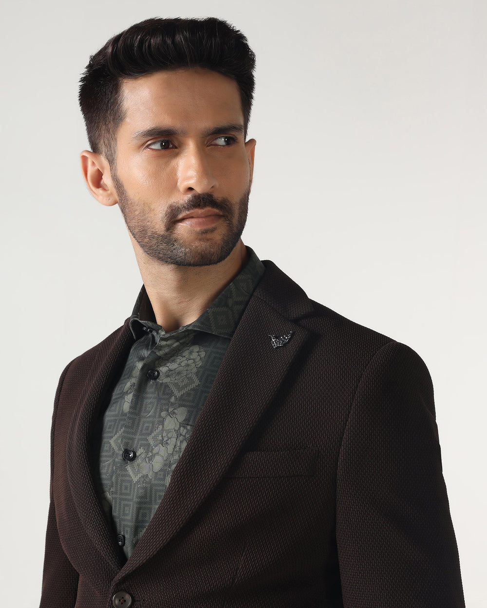 Blackberry Mens Jacket F/S Nl-Kt-Do-Campari2 Chocolate - Goyalsons ShopMax