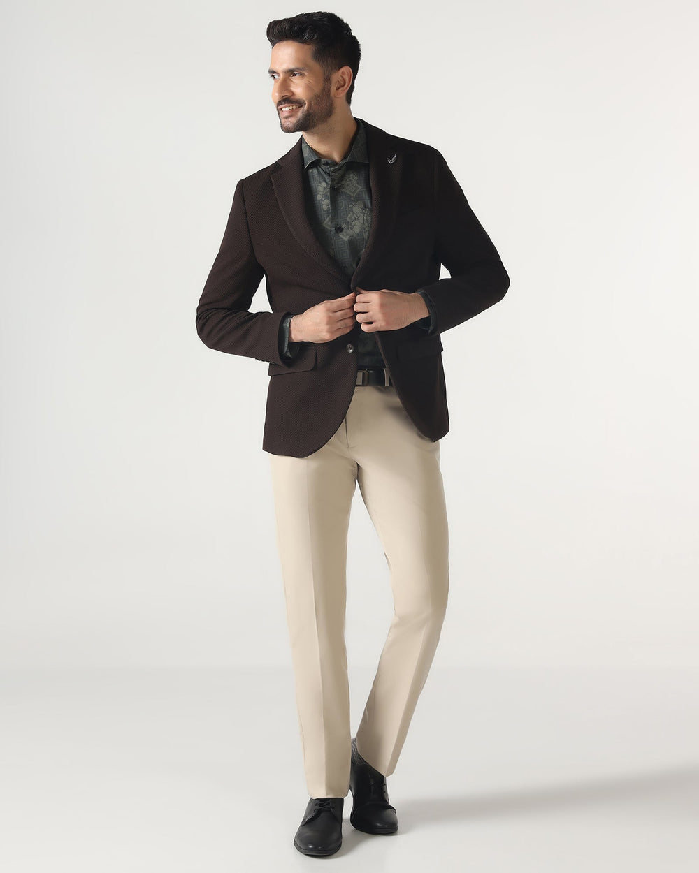 Blackberry Mens Jacket F/S Nl-Kt-Do-Campari2 Chocolate - Goyalsons ShopMax
