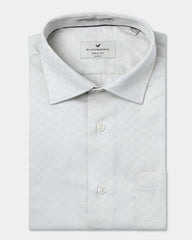 Cream Non Iron Textured Shirt - Easton