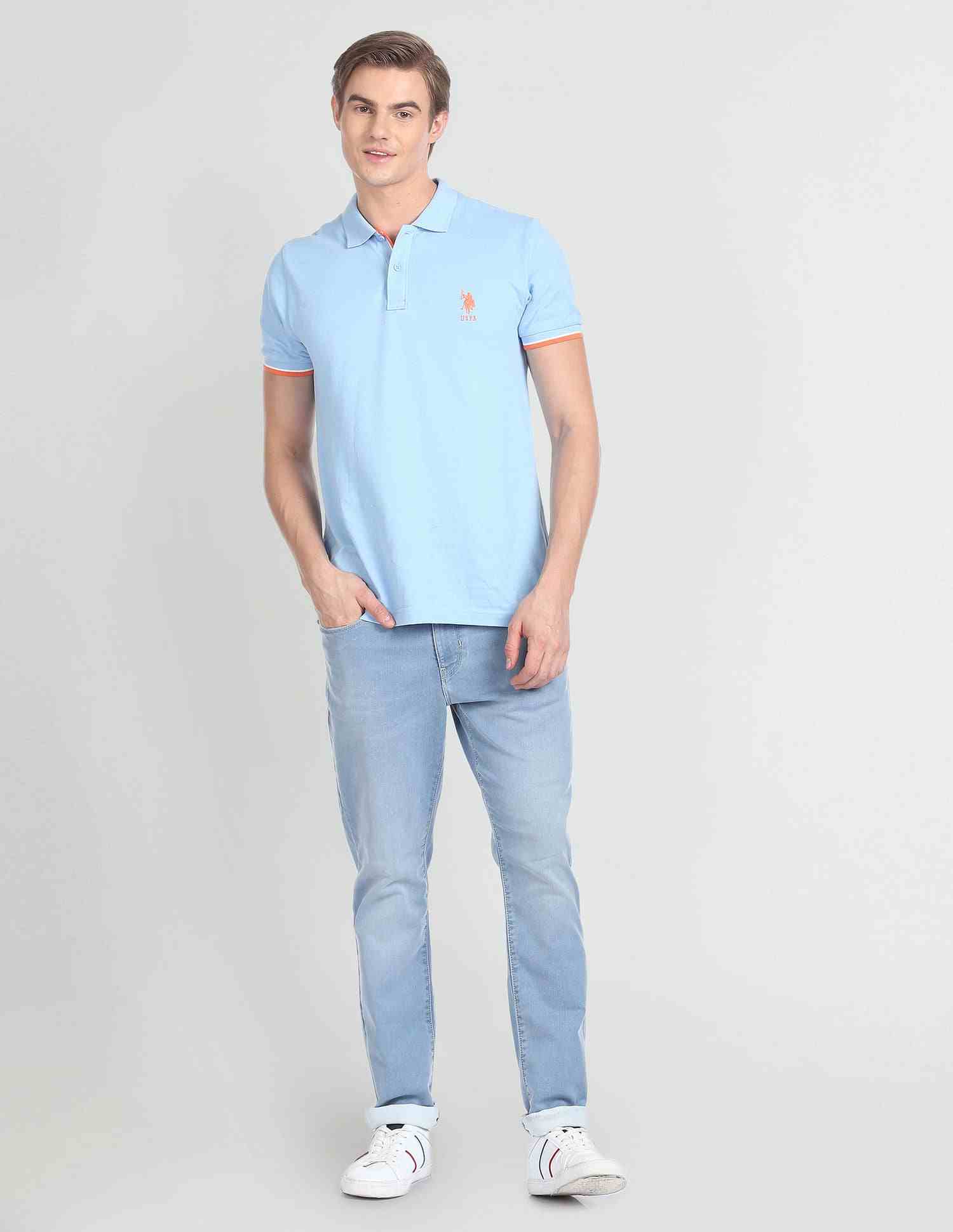 U.S.Polo Mens Jeans Udjenc0107 Blue