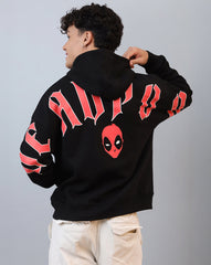 Deadpool Printed Oversized Hoodie For Men