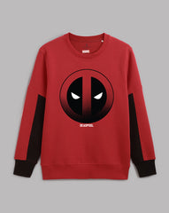 Deadpool Printed Regular fit Sweatshirt For Men