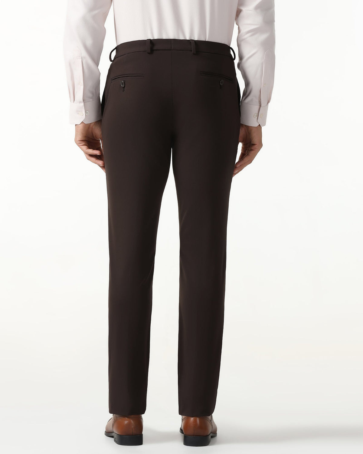 Blackberry Mens Formal Trouser Bp-Kt-So-Oak Dark Brown