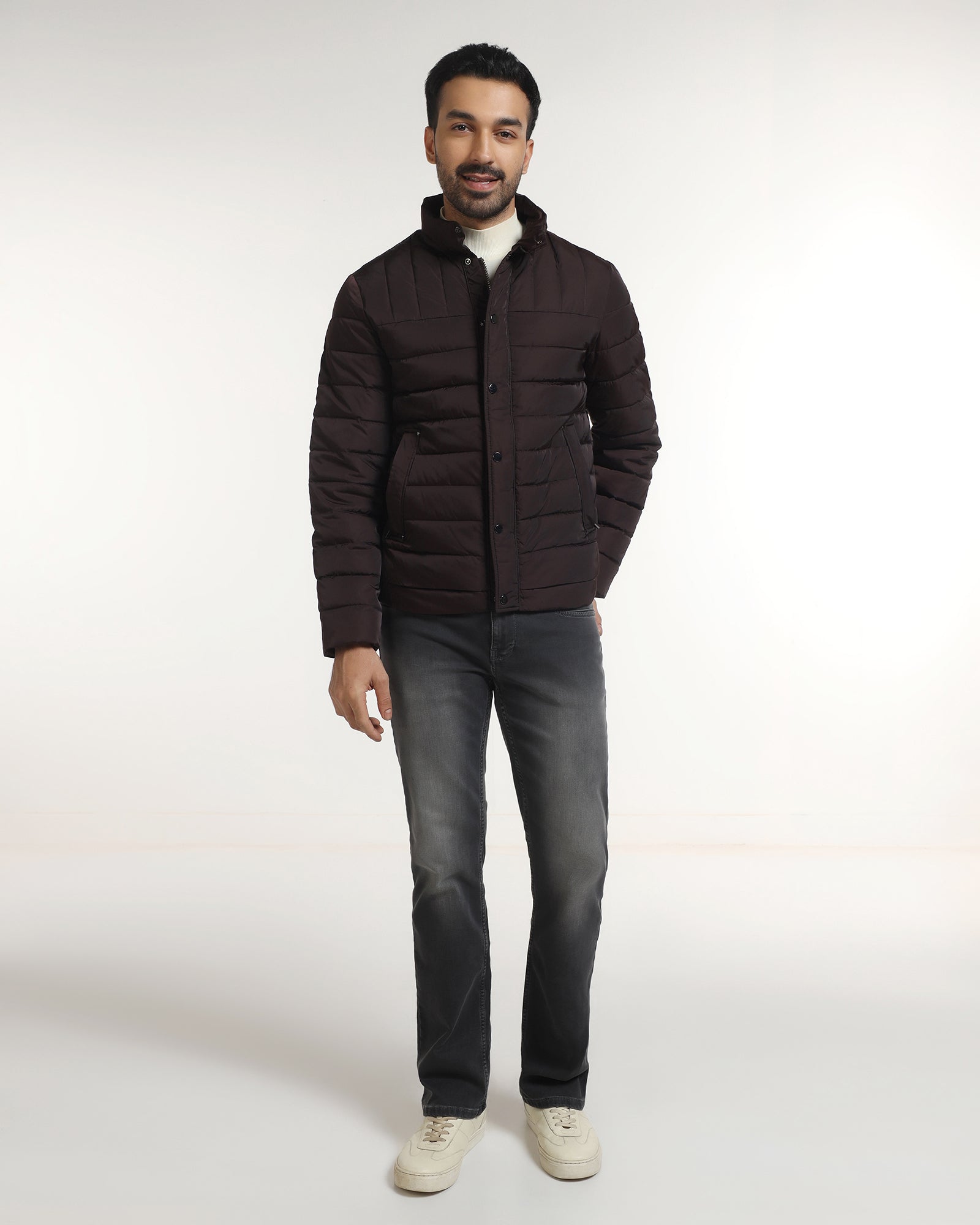 Blackberry Mens Jacket F/S Bp-So-Aproni2 Dark Brown
