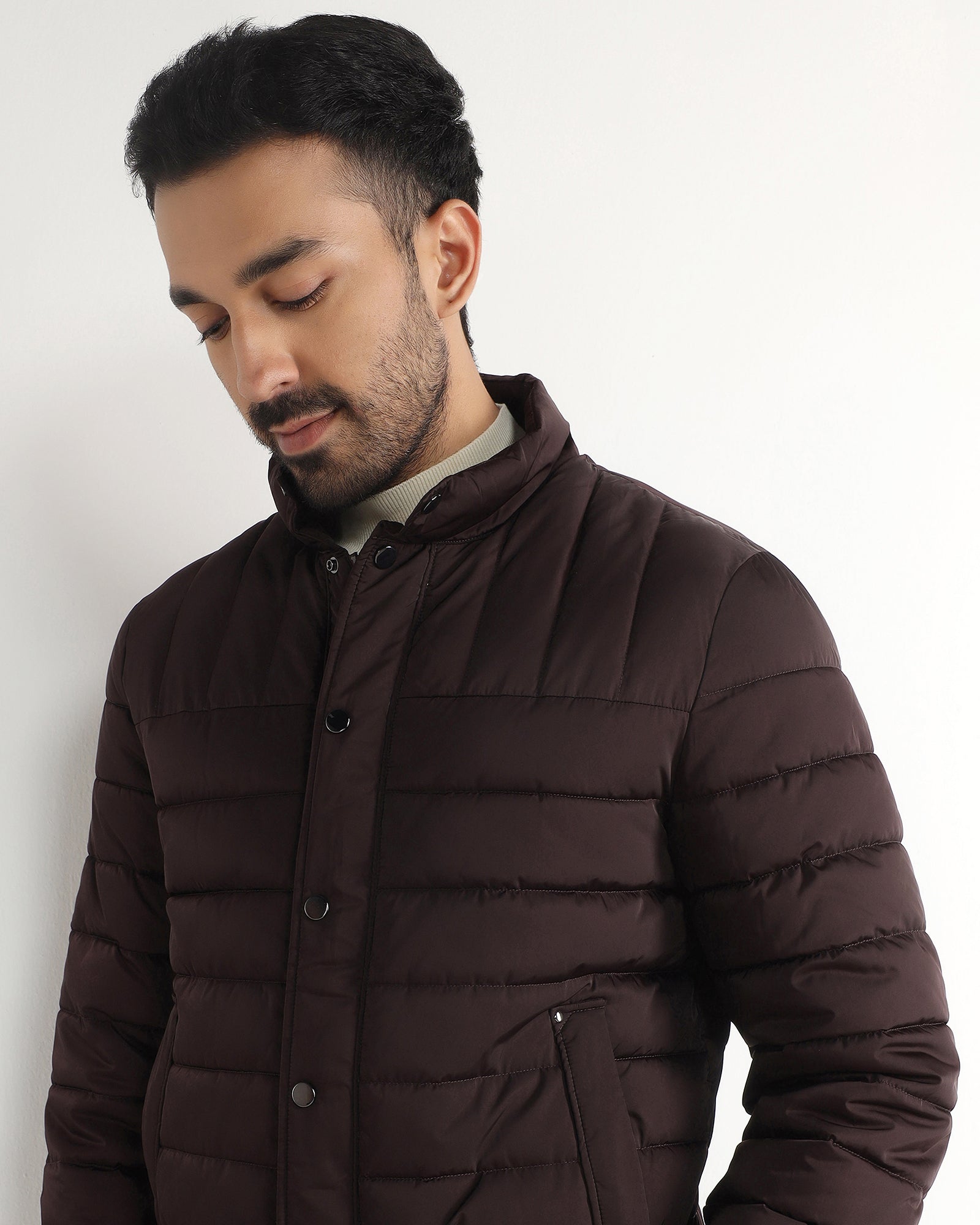 Blackberry Mens Jacket F/S Bp-So-Aproni2 Dark Brown