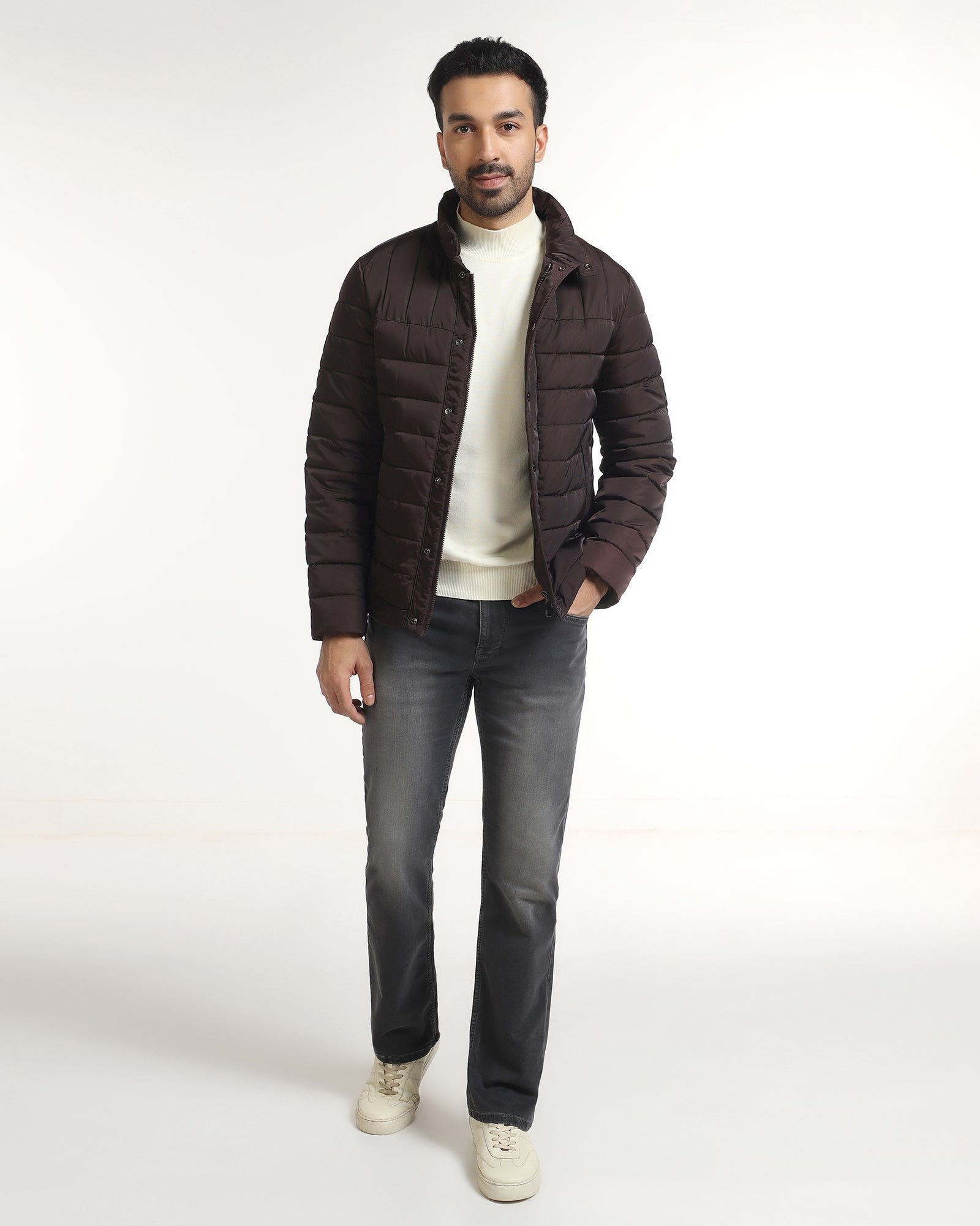 Blackberry Mens Jacket F/S Bp-So-Aproni2 Dark Brown