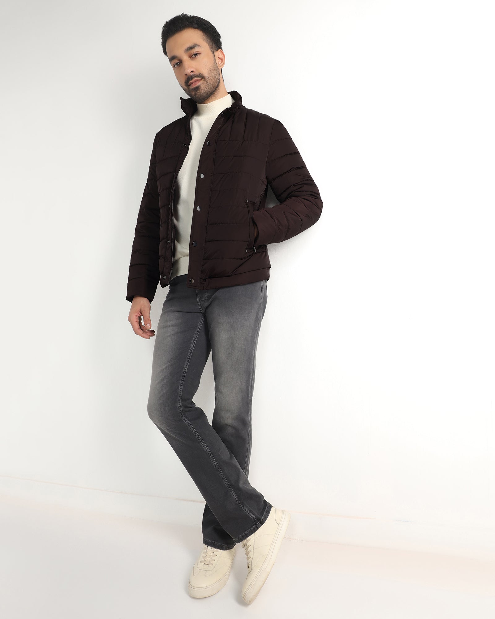 Blackberry Mens Jacket F/S Bp-So-Aproni2 Dark Brown