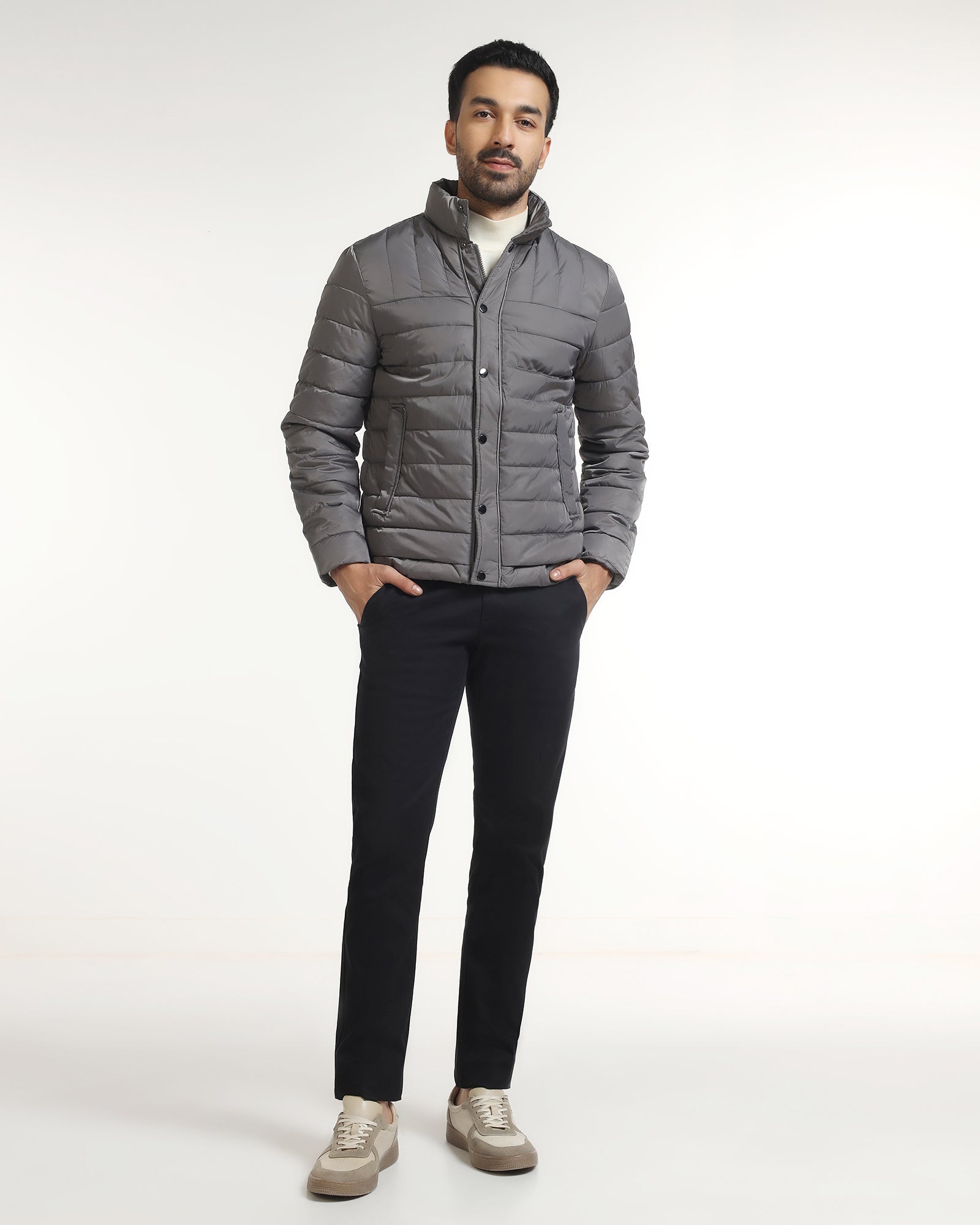 Blackberry Mens Jacket F/S Bp-So-Aproni2 Dark Grey