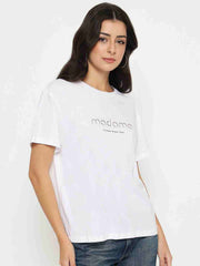 Madame Ladies Western Top H/S M5S11455 040 White