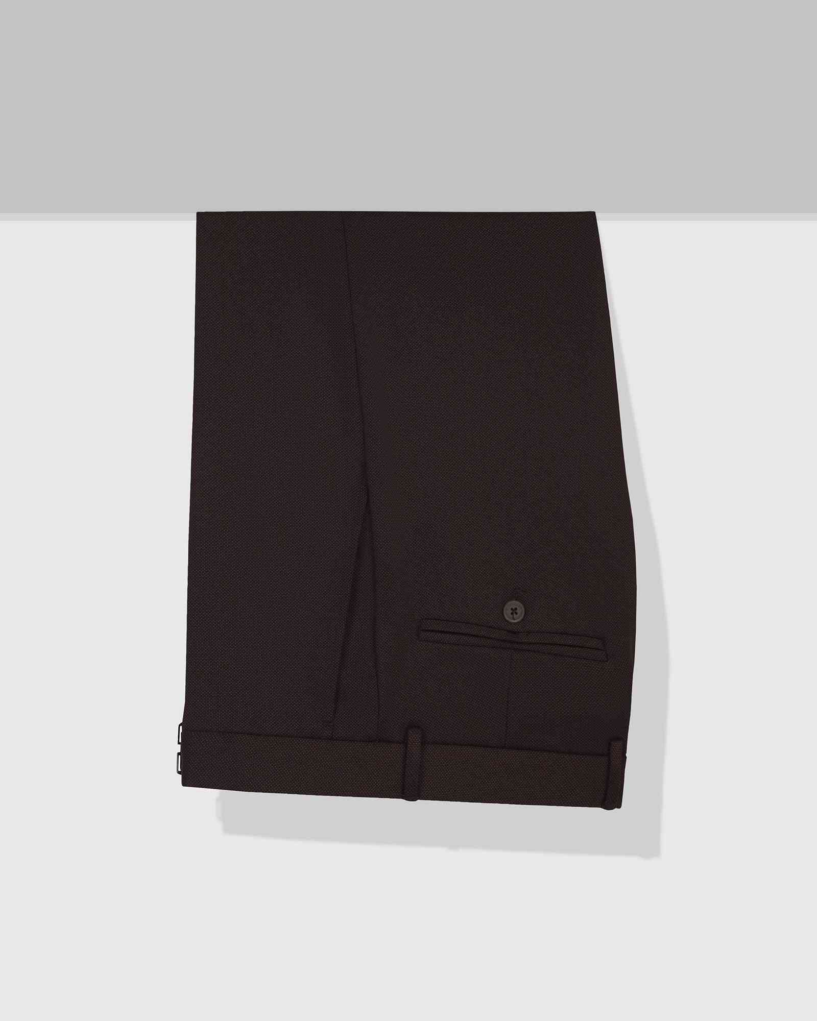 Blackberry Mens Formal Trouser Bp-Tp-Do-Meteor Dark Brown
