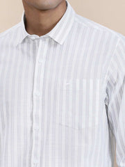 Crocodile Mens Casual Shirt F/S Crcs125-311Mt Lavender