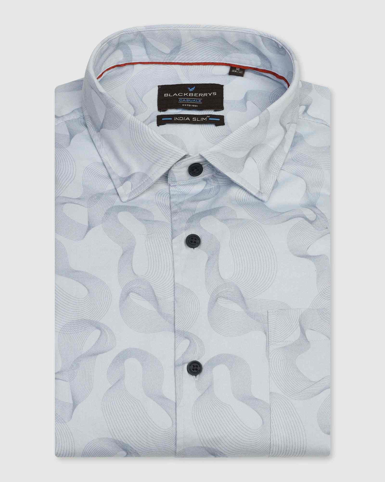 Blackberry Mens Formal Shirt F/S Bp-Bs-Do-Revolve Grey
