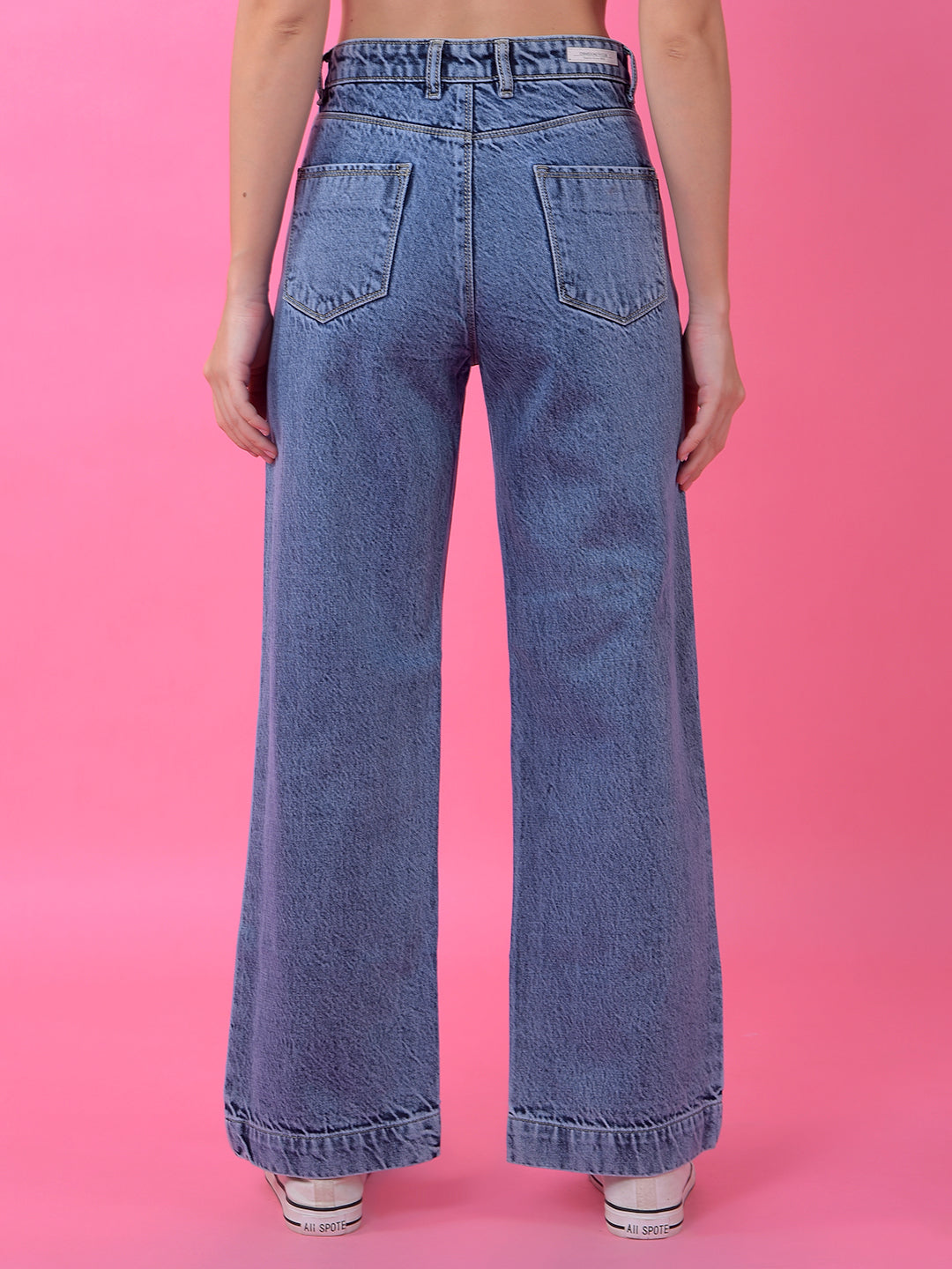CRIMSOUNE CLUB LADIES WESTERN JEANS FD3089 LIGHT BLUE