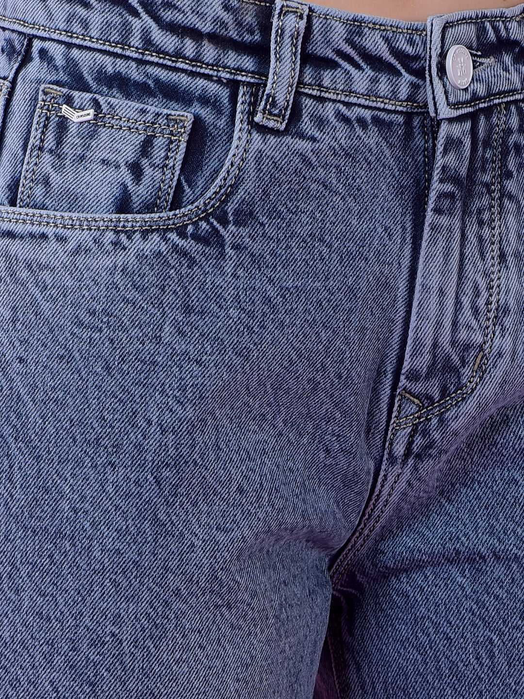 CRIMSOUNE CLUB LADIES WESTERN JEANS FD3089 LIGHT BLUE
