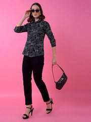 CRIMSOUNE CLUB LADIES WESTERN JEANS FD3096 BLACK