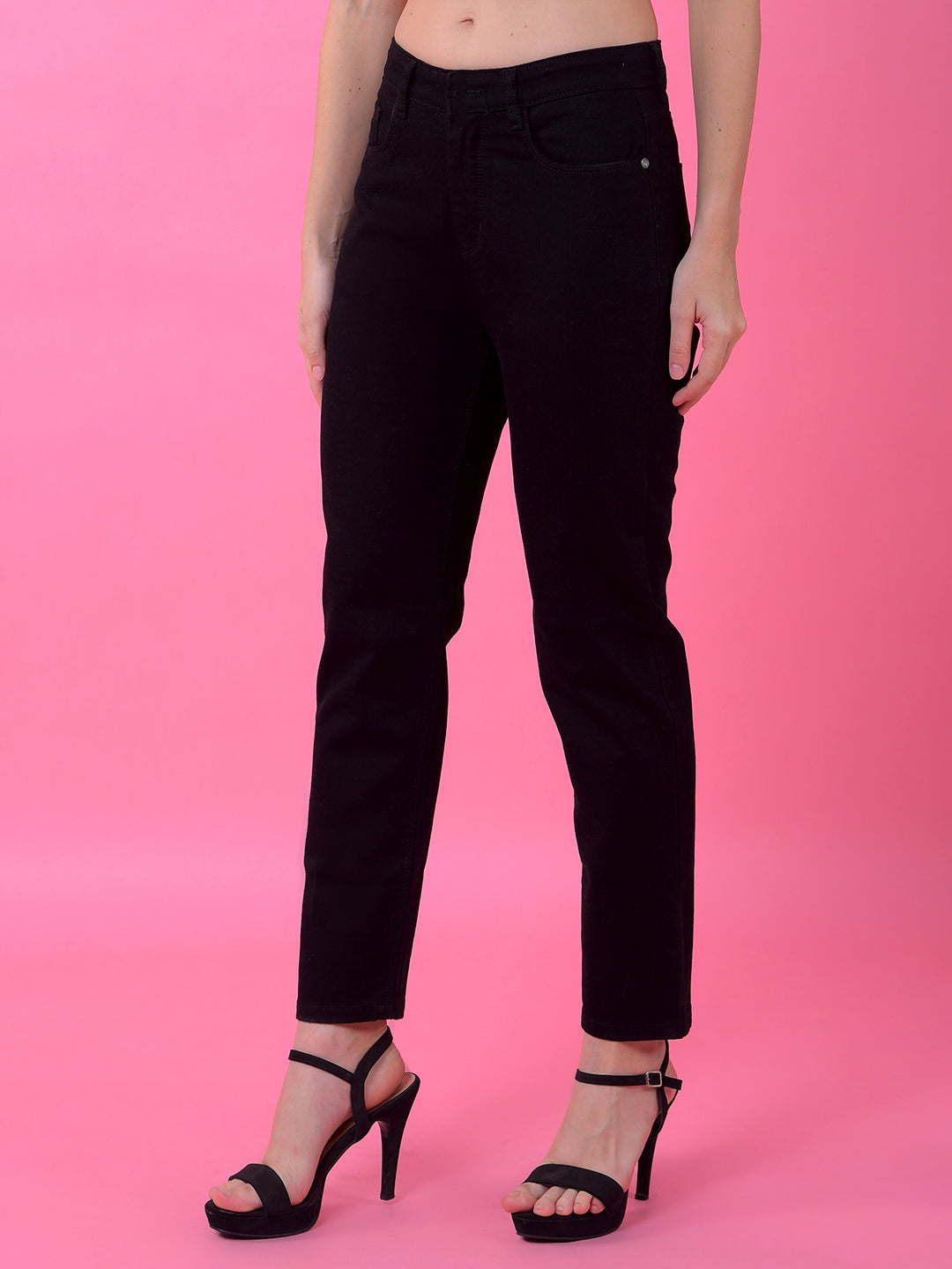 CRIMSOUNE CLUB LADIES WESTERN JEANS FD3096 BLACK