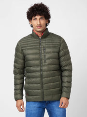 Spykar Mens Jacket F/S Mjkjhw2Bc028 Olive Green