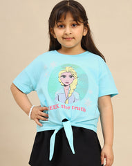 BIO WORLD GIRLS T-SHIRT H/S FZNKGTSRT002528 BLUE RADIANCE