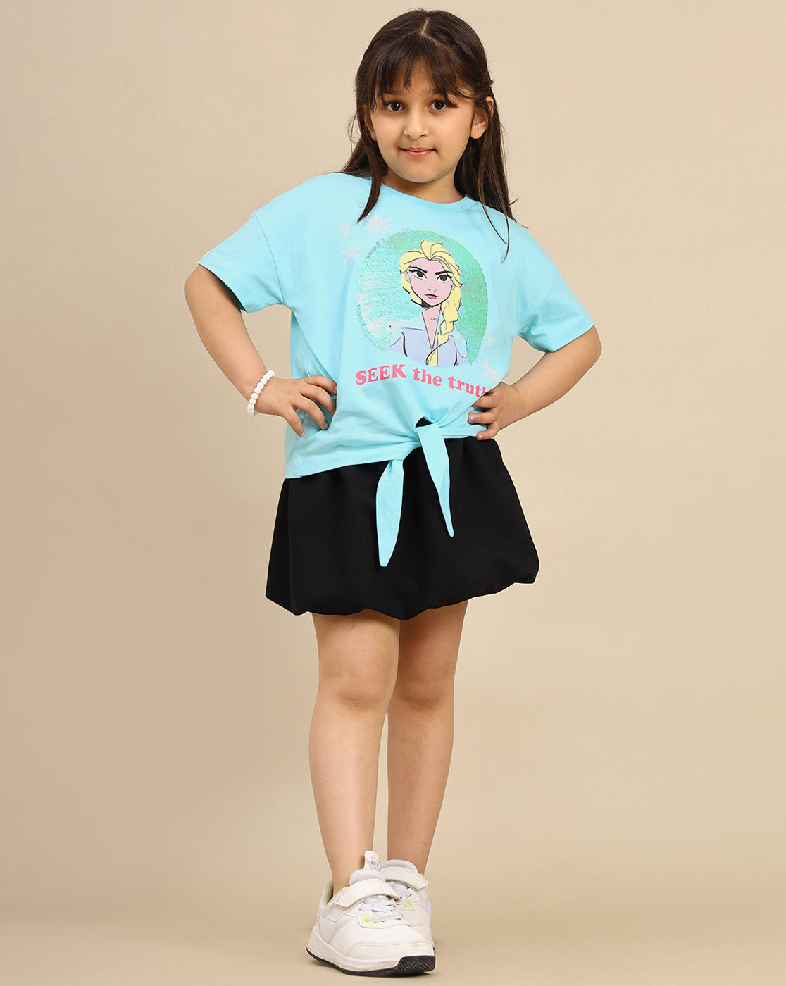 BIO WORLD GIRLS T-SHIRT H/S FZNKGTSRT002528 BLUE RADIANCE