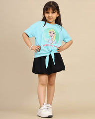 BIO WORLD GIRLS T-SHIRT H/S FZNKGTSRT002528 BLUE RADIANCE