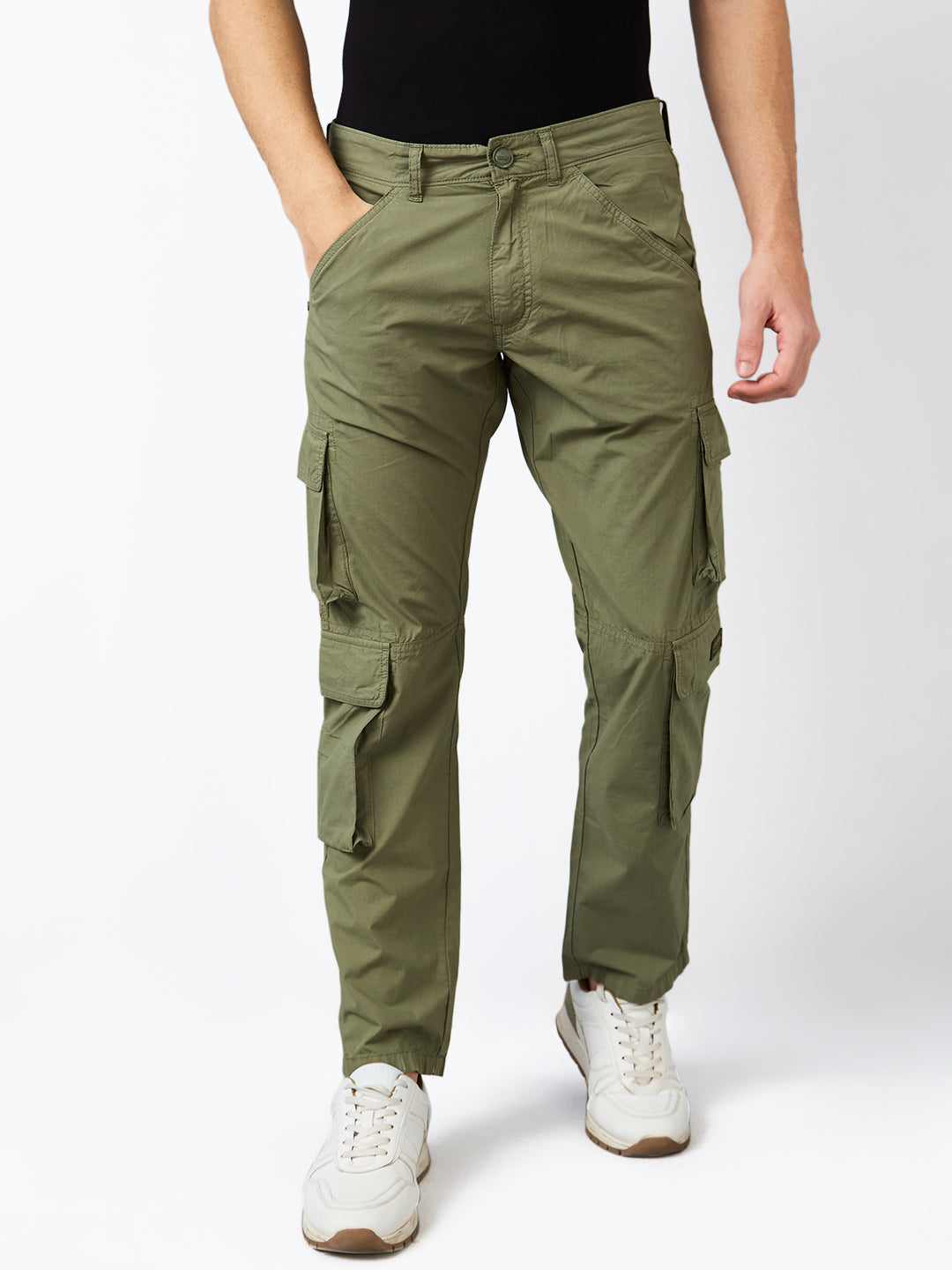 Spykar Mens Casual Trouser