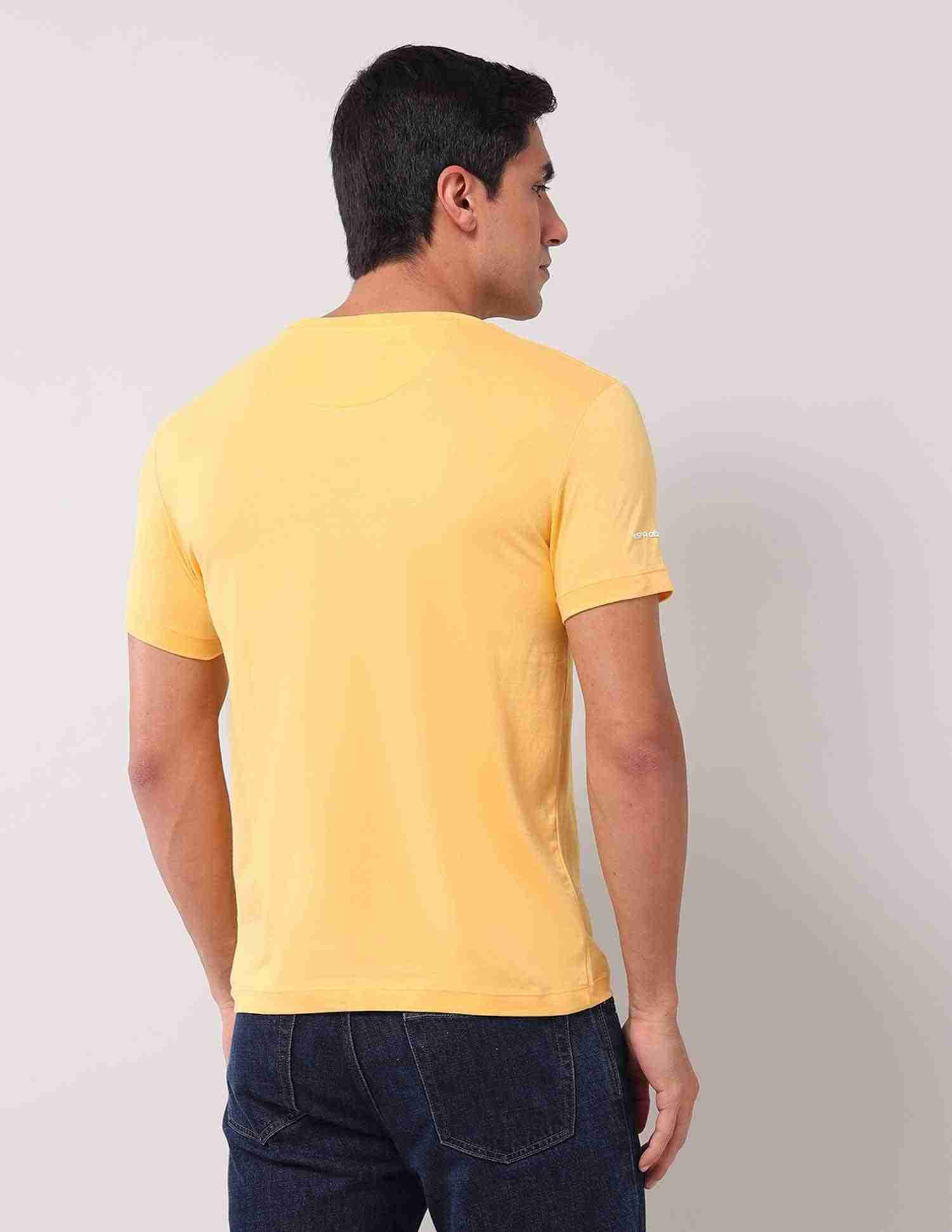 U.S.Polo Mens T-Shirt H/S Udtsh2912 Yellow