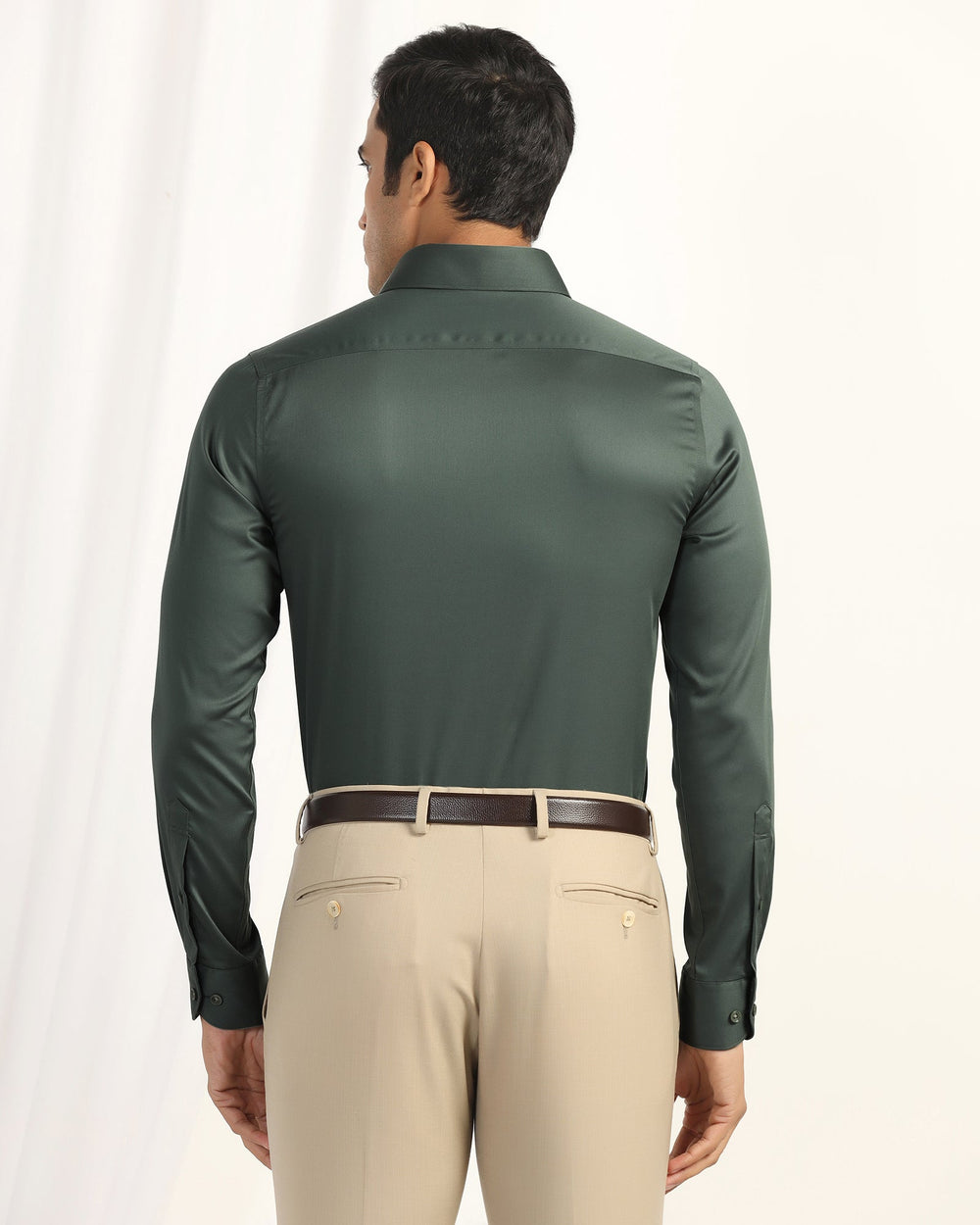 Blackberry Mens Formal Shirt F/S Nl-P1-So-Georgia Green - Goyalsons ShopMax