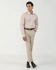 Blackberry Mens Formal Shirt F/S Bp-P1-Pt-Valor Beige
