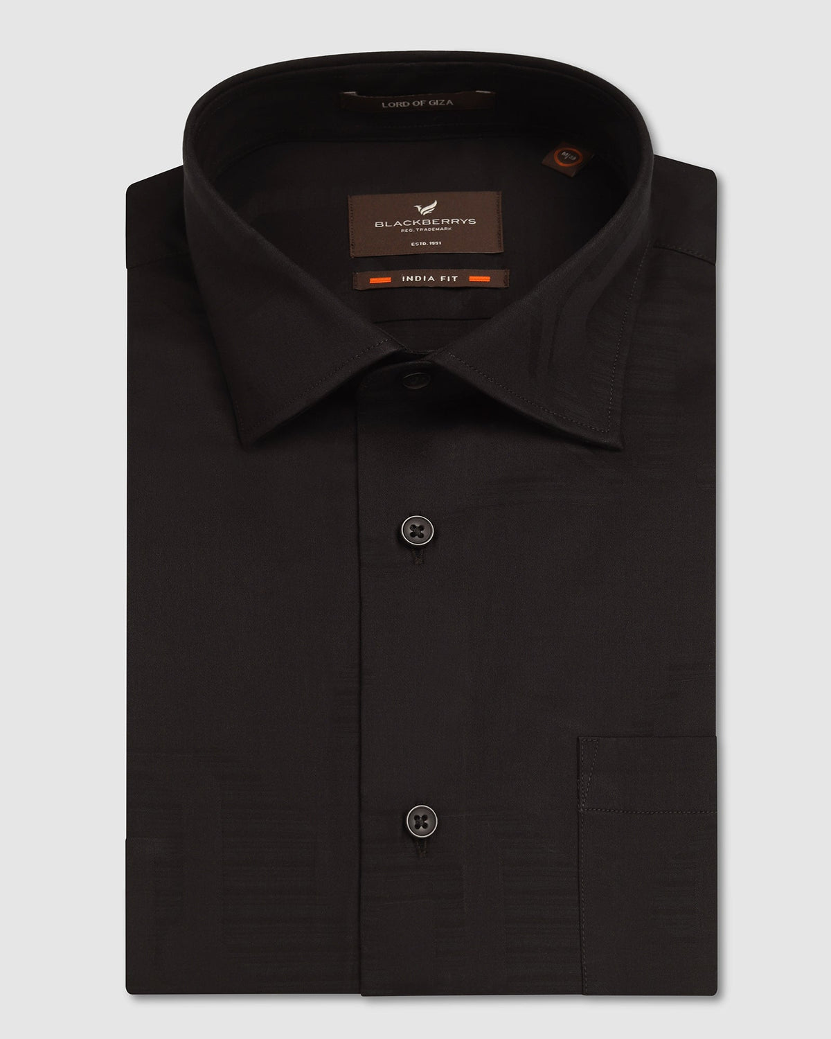 Blackberry Mens Formal Shirt F/S Nl-Lg-Jq-Rowan Brown