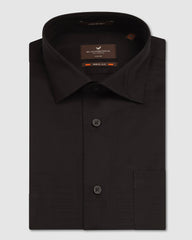 Blackberry Mens Formal Shirt F/S Nl-Lg-Jq-Rowan Brown