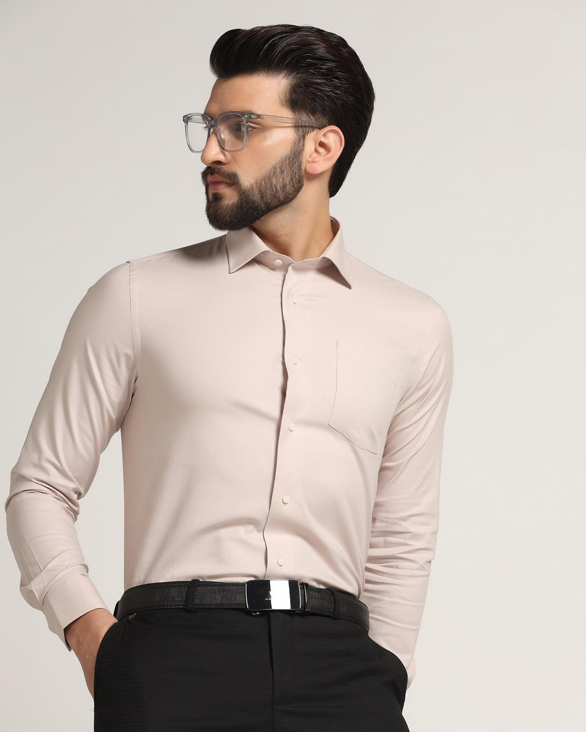 Blackberry Mens Formal Shirt F/S Bp-Bs-So-Otto Clay