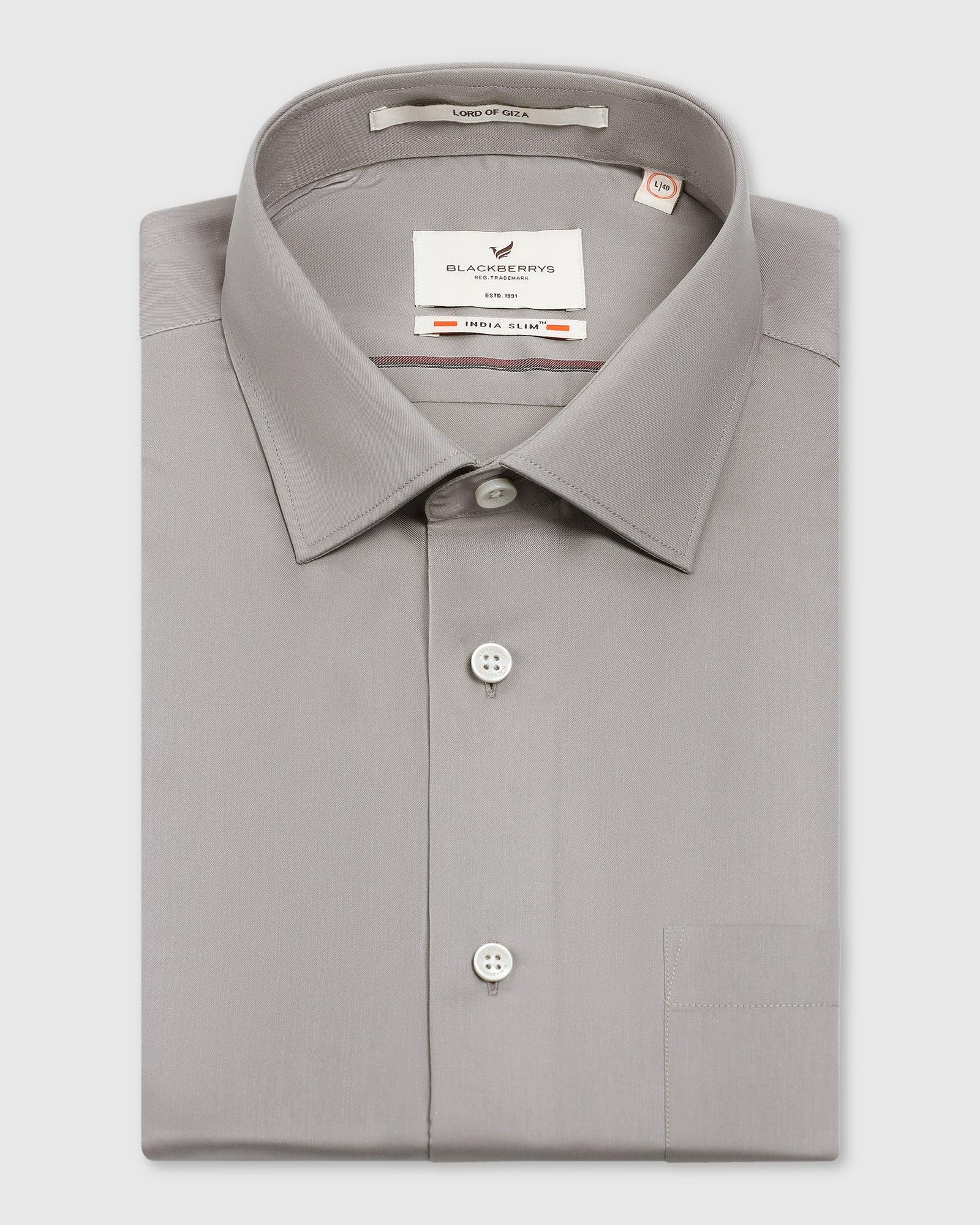 Blackberry Mens Casual Shirt F/S Bp-Lg-So-Alice Grey