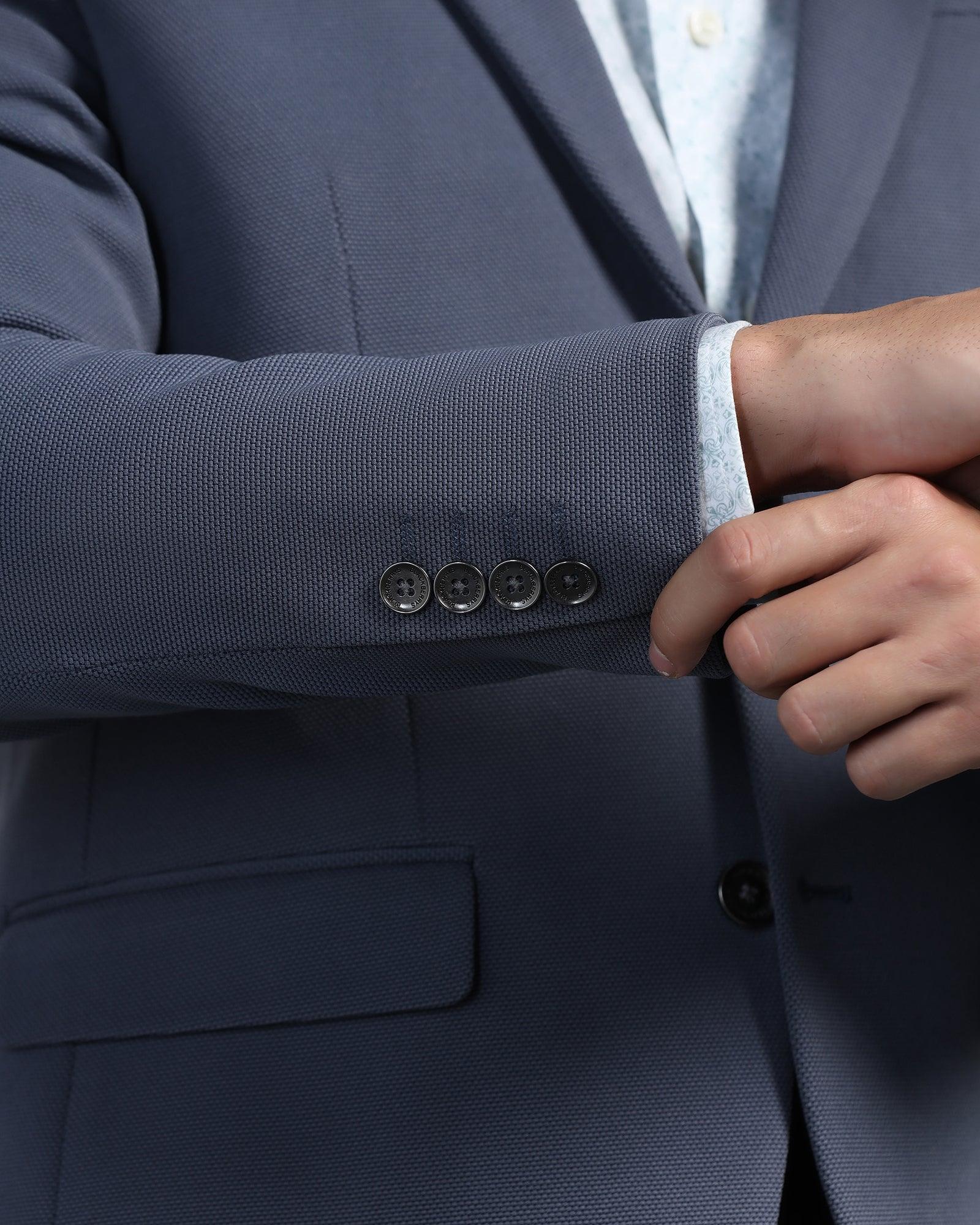 Blackberry Mens Coat Suit 2Pcs Set Nl-Kt-Do-Morris2 Grey
