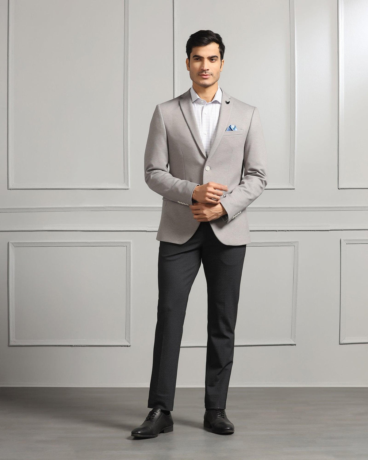 Blackberry Mens Casual Blazer Bp-Do-Caleb2 Light Grey