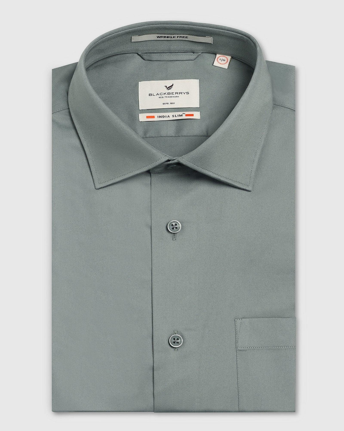 BLACKBERRY MENS FORMAL SHIRT F/S BP-P1-SO-ROLF OLIVE
