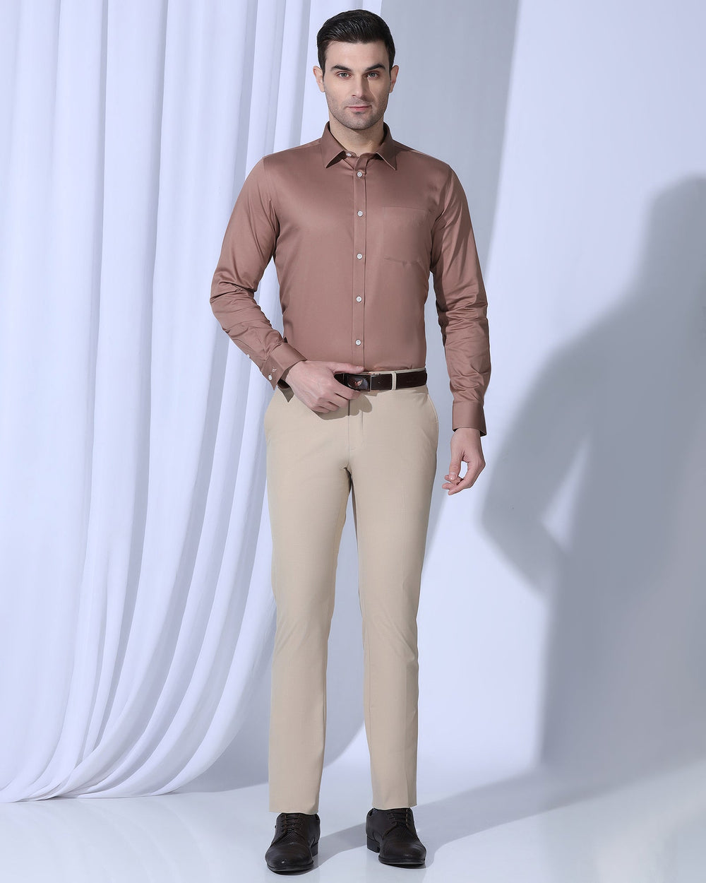 Blackberry Mens Formal Shirt F/S Bp-P1-So-George Red Orange - Goyalsons ShopMax