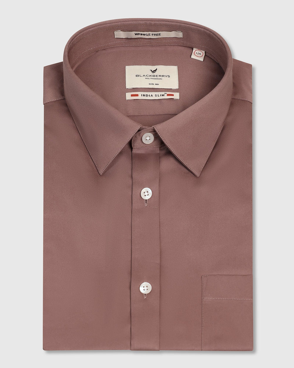 Blackberry Mens Formal Shirt F/S Bp-P1-So-George Red Orange - Goyalsons ShopMax