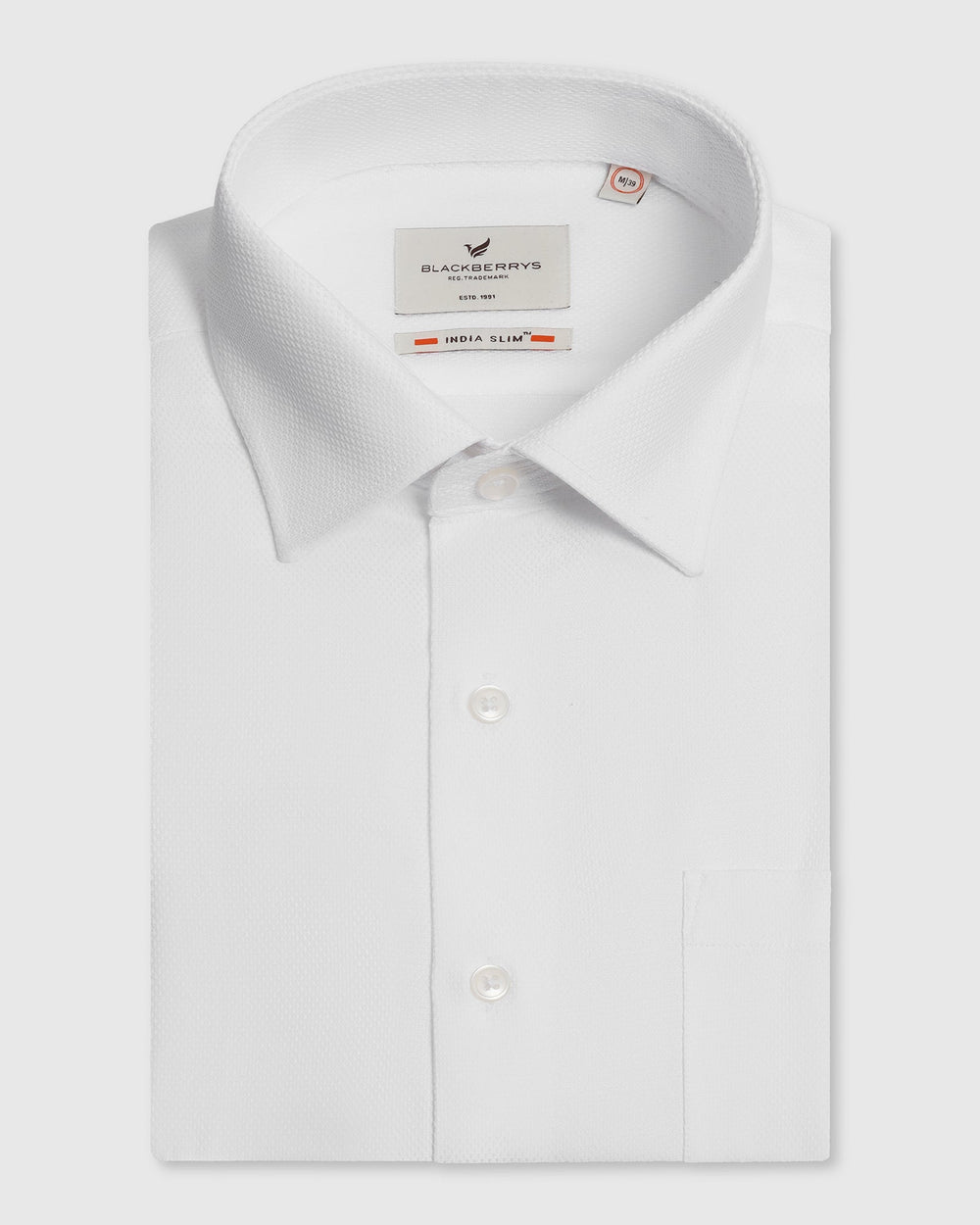 Blackberry Mens Formal Shirt F/S Bp-Bs-Do-Evolve White - Goyalsons ShopMax