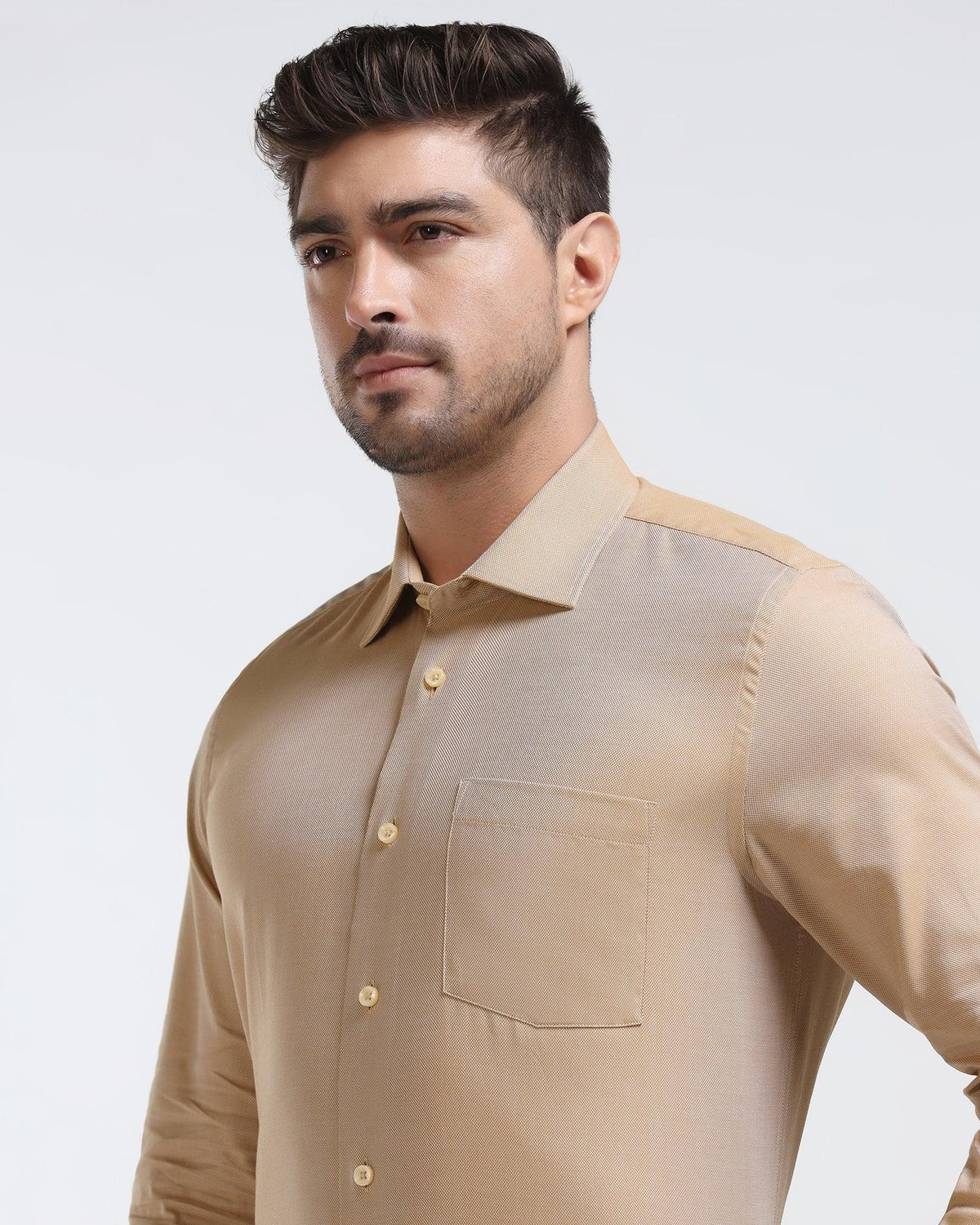 Blackberry Mens Formal Shirt F/S Nl-Lg-Do-Brat Yellow