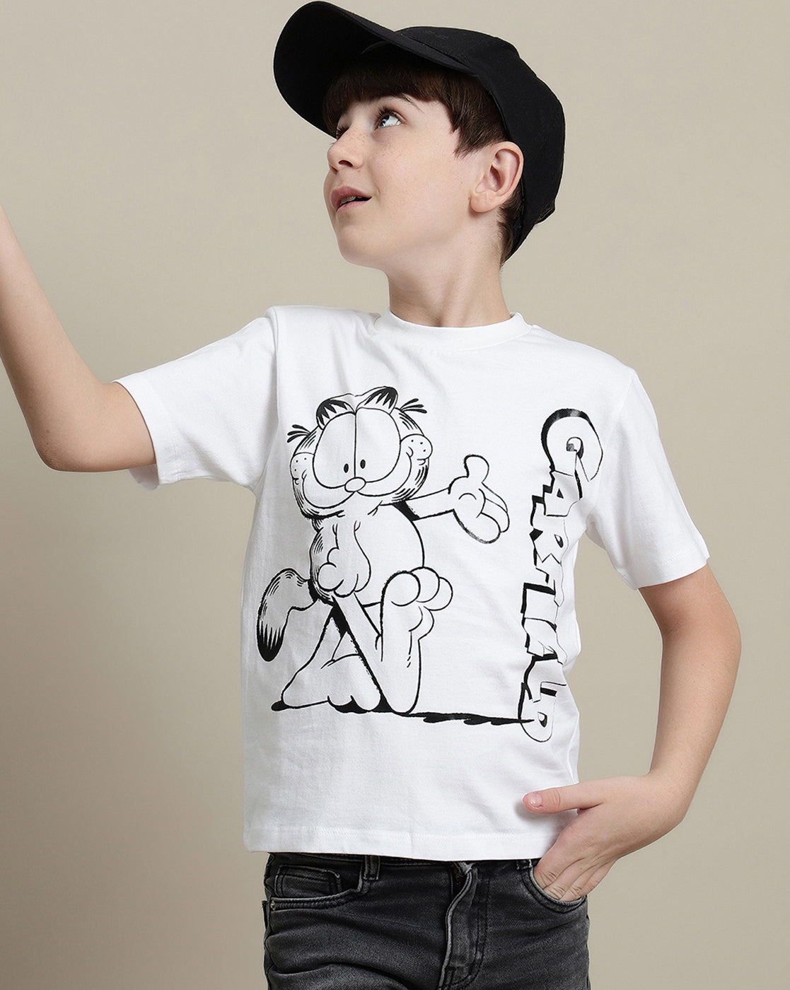 BIO WORLD BOYS T-SHIRT H/S GRFKBTSRT001391 WHITE