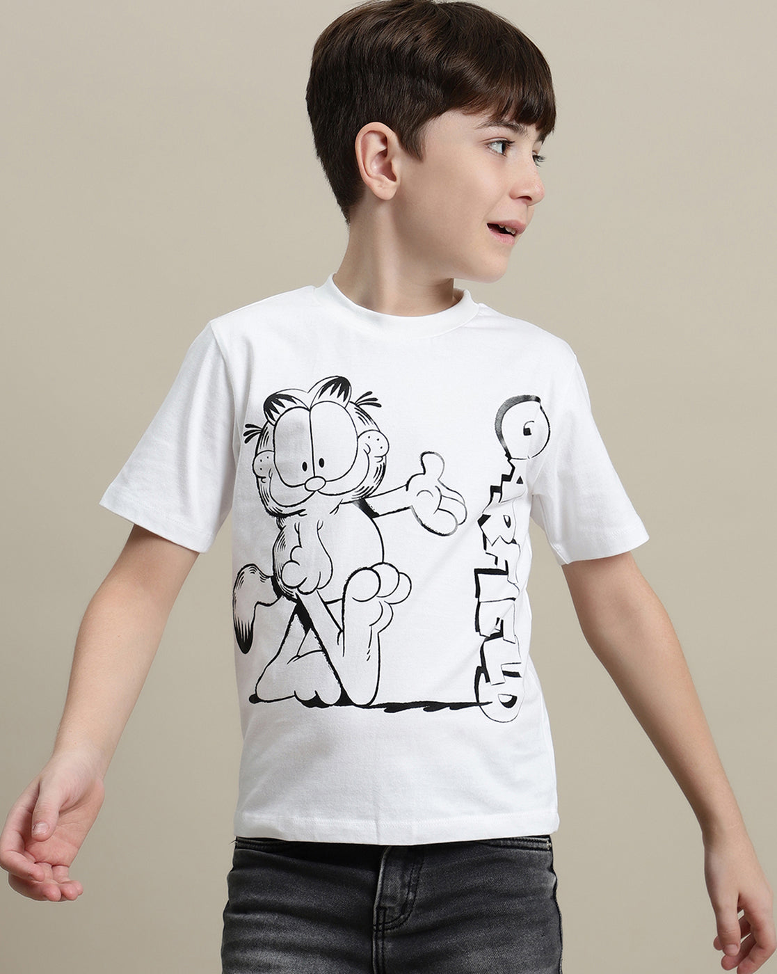 BIO WORLD BOYS T-SHIRT H/S GRFKBTSRT001391 WHITE