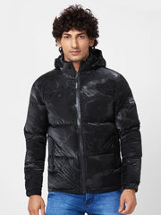 Spykar Mens Jacket F/S Mjkjhw2Bc023 Jet Black