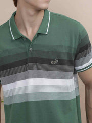 Crocodile Mens T-Shirt H/S Crfp124-307Mt Elm Green