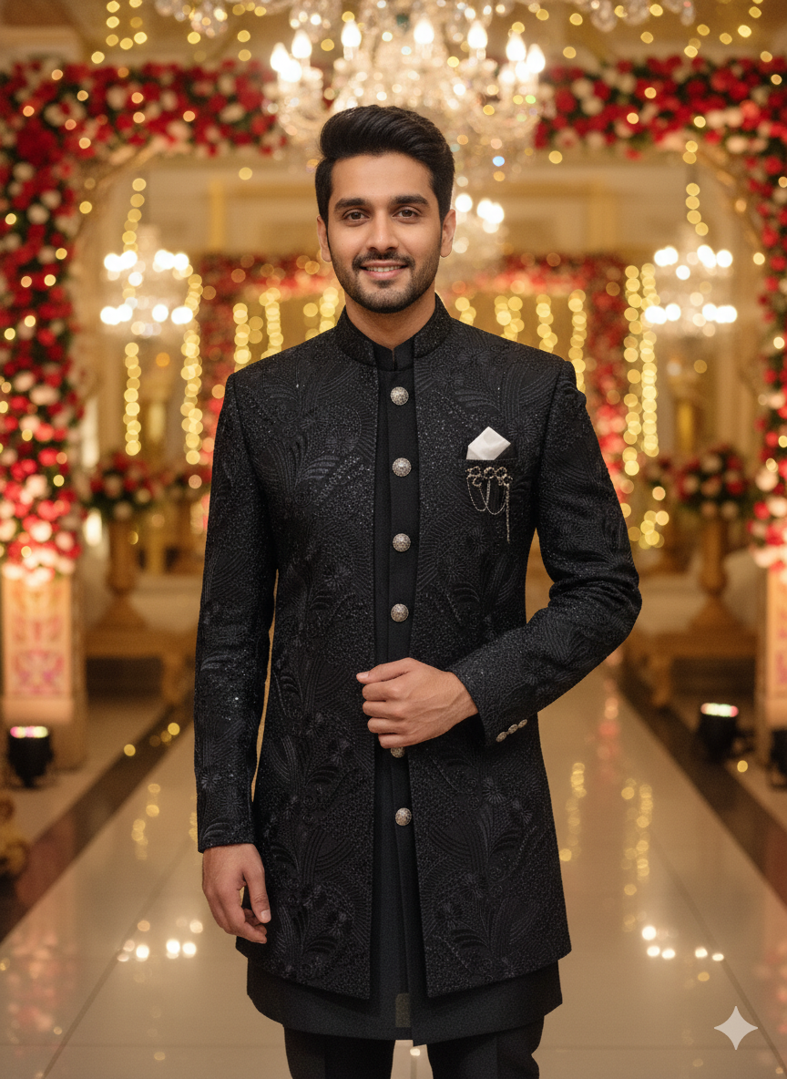 EDEN MENS INDO WESTERN INDO21574 R.GREEN