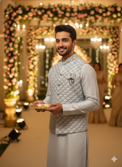 BLUE STAGE MENS BASKET KURTA SET 24735 S.NO. 2