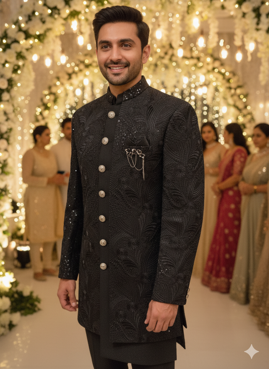 EDEN MENS INDO WESTERN INDO21574 R.GREEN