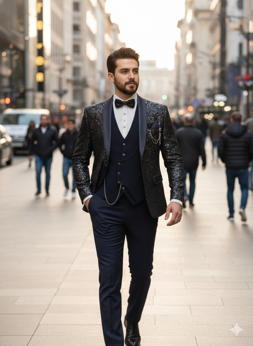 Lyte Club Mens Coat Suit