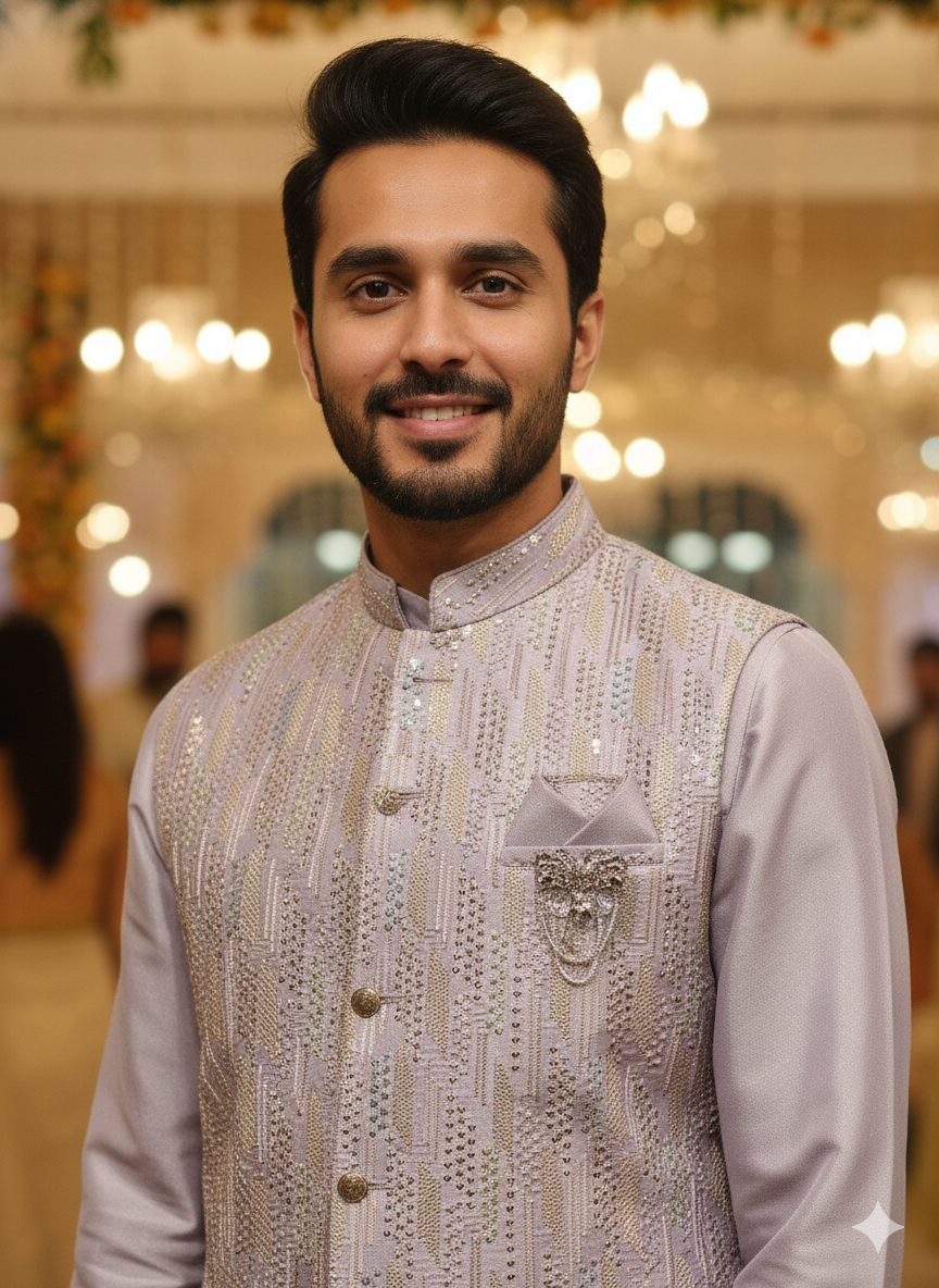 Lyte Club Mens Basket Kurta Set