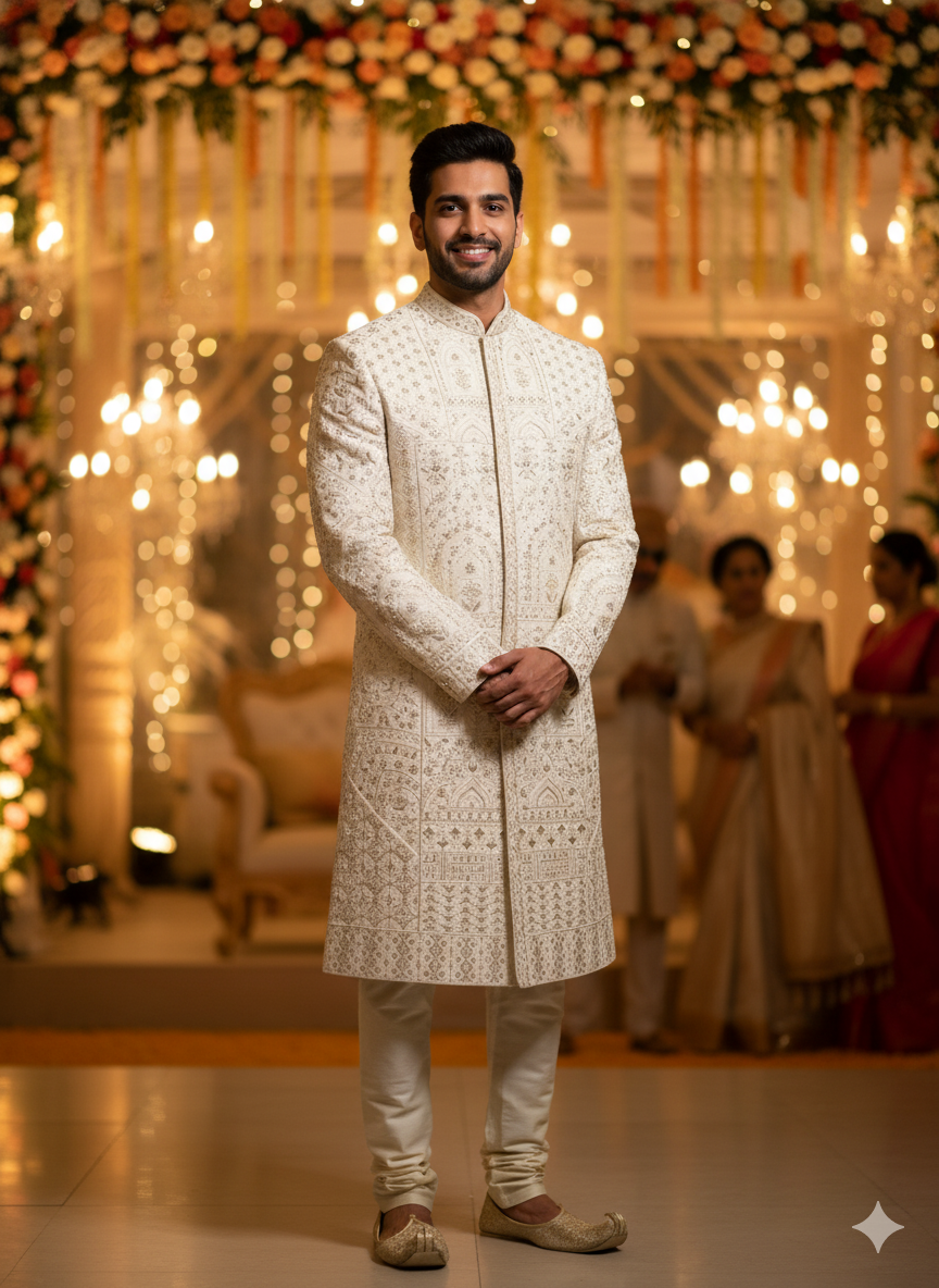 Lyte Club Mens Sherwani 2501 S3