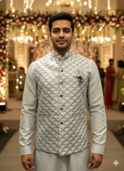 BLUE STAGE MENS BASKET KURTA SET 24735 S.NO. 2